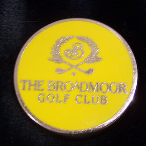 THE BROADMOOR MOUNTAIN Accessories - RARE THE BROADMOOR MOUNTAIN GOLF CLUB COIN S3296 THE BROADMOOR MOUNTAIN Accessories - RARE THE BROADMOOR MOUNTAIN GOLF CLUB COIN S3296